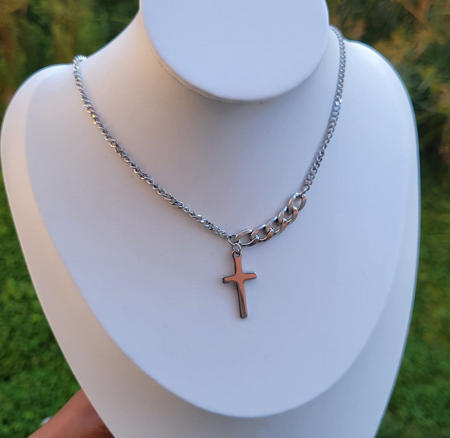 Silver cross  image