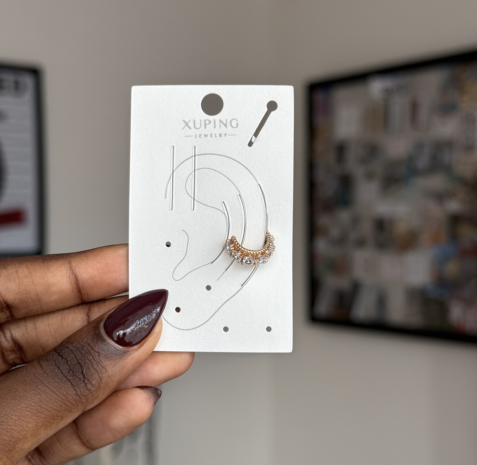 Glittering Galaxy Ear cuff image