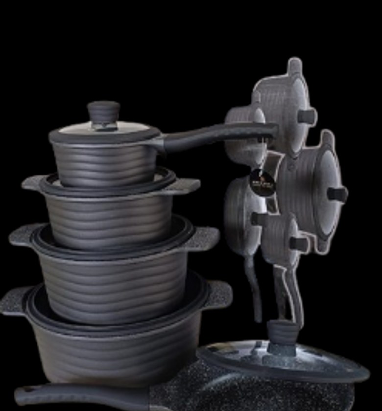 Edenberg 10-Piece Non-Stick Cookware Set, model EB-9185.  image