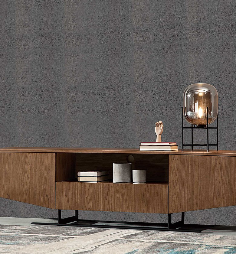 TV STAND 200X40X55 WALNUT image