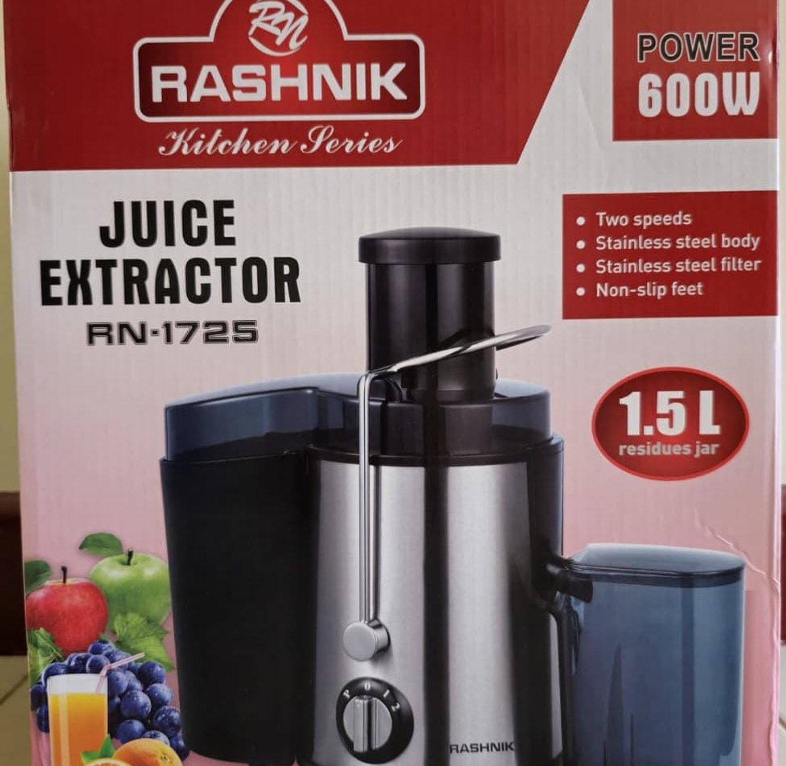 Rashnik JUICE EXTRACTOR 1.5L image