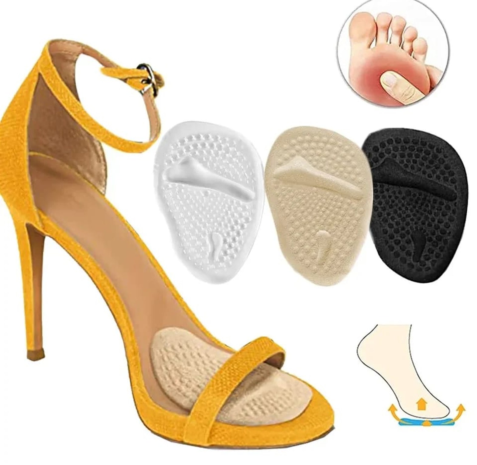 Forefoot Insert Metatarsal Pads  image