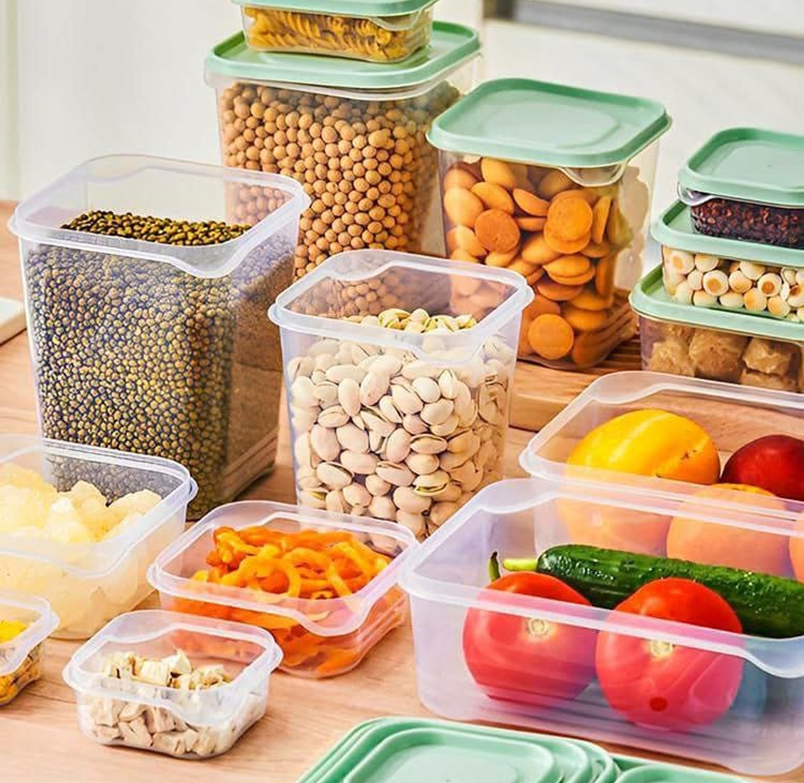 17-Piece Food Storage Boxes with Lids image