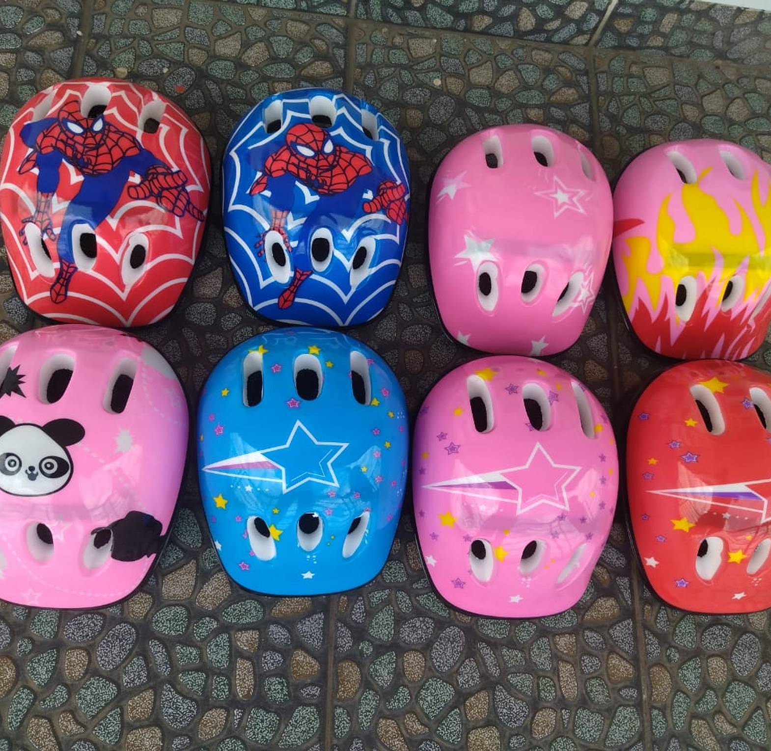 Kids Helmet Adjustable Between 2yrs To 12yrs  cartoon-themed helmets for children image