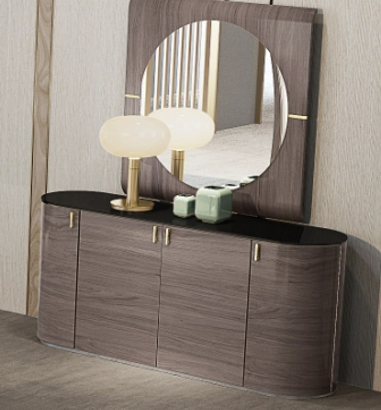 BUFFET+MIRROR CHESTNUT  image