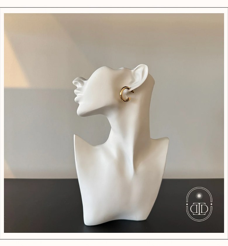 White abstract sculpture. image