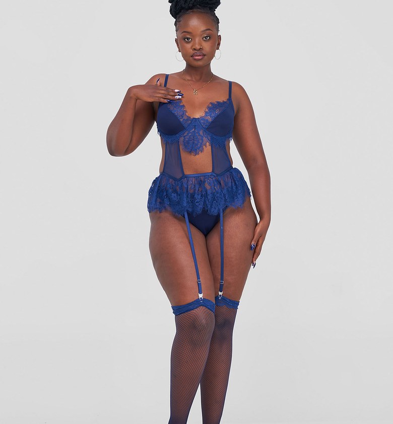 H3353- Lingerie with thigh high  Stockings image