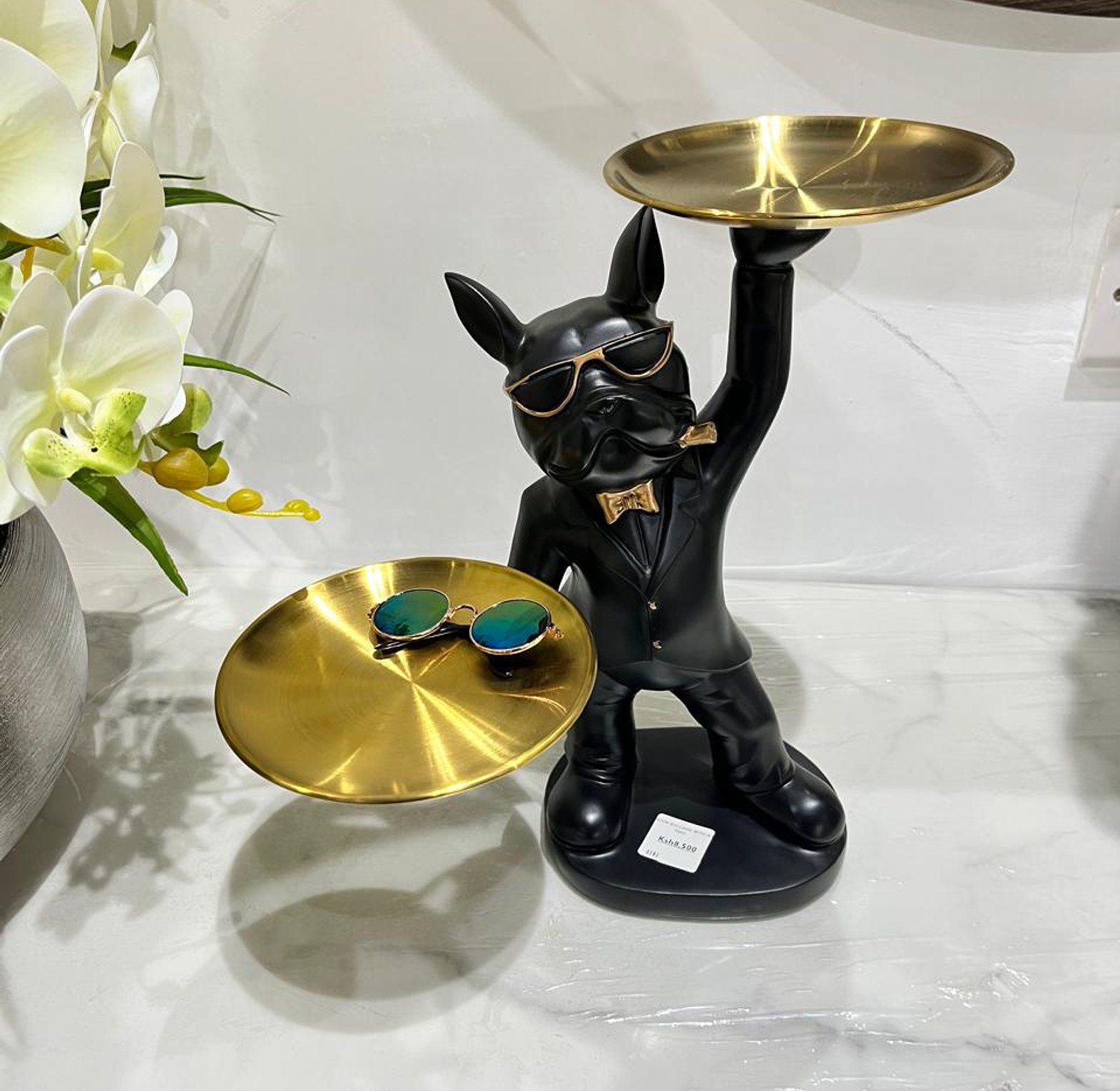 French Bulldog Tray Side Table image