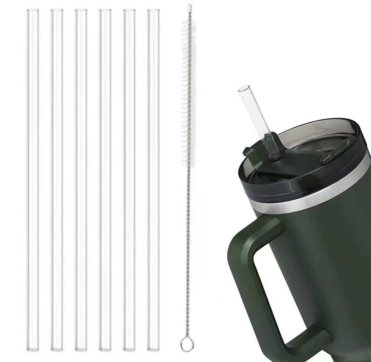 Reusable Replacement Straws for Stanley Tumblers (20oz–40oz) image