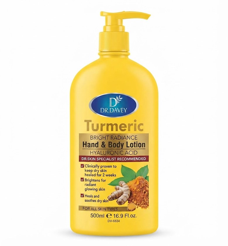 Dr davey tumeric hand and body lotion image