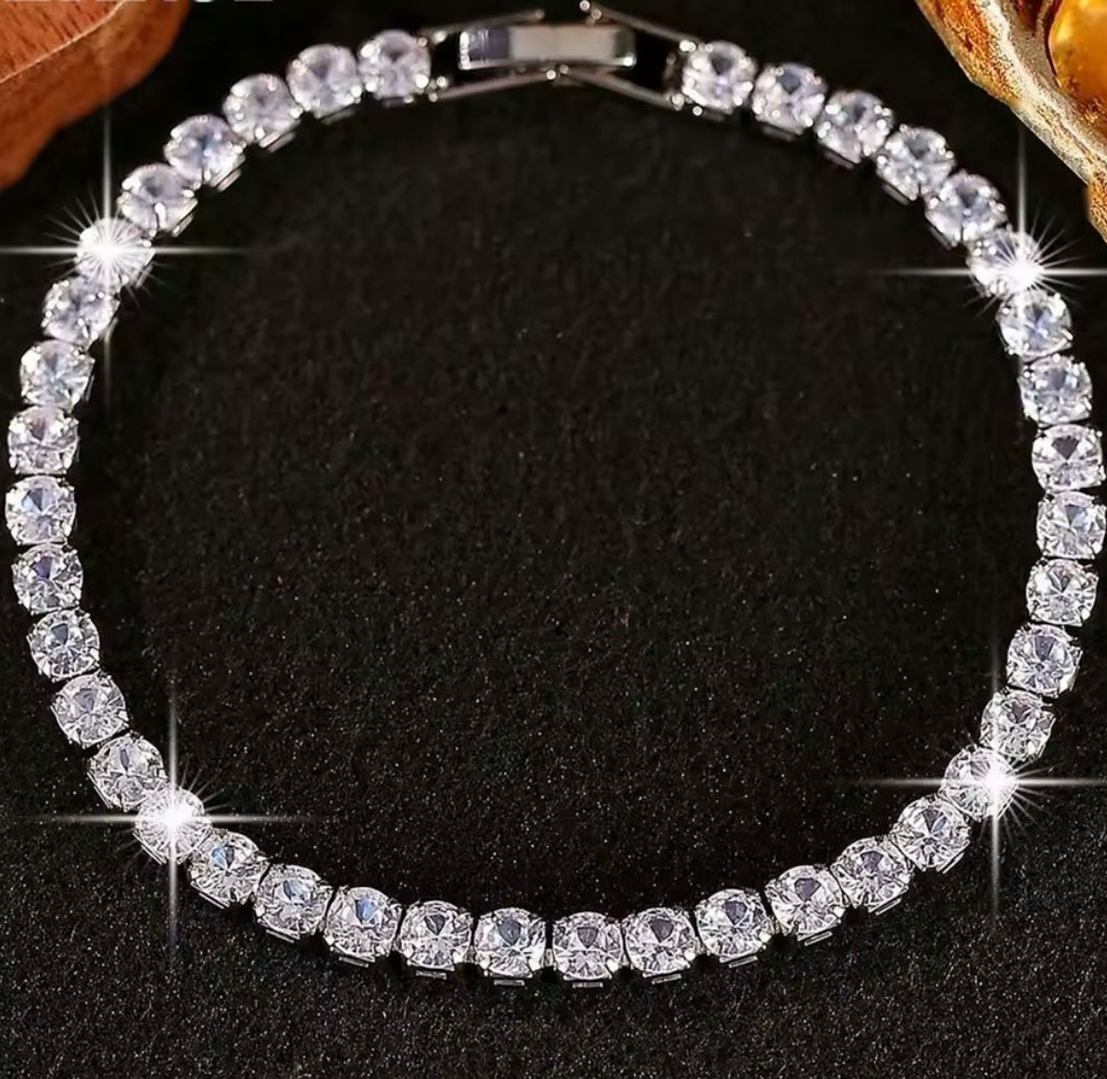 Radiant Emerald-Cut Line Bracelet image