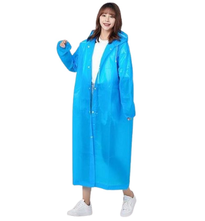 Waterproof Outdoor Raincoat Ultra Rain Proof Windbreaker Portable Folding  image