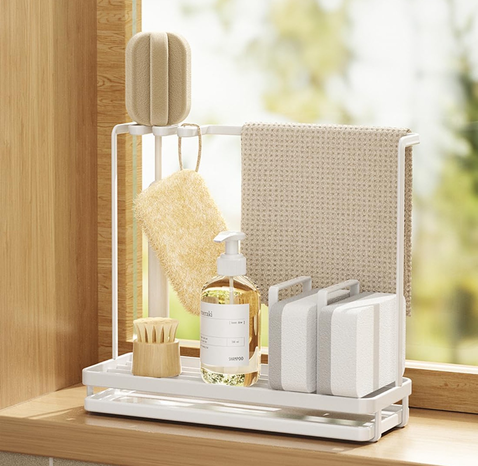 Carbon Steel Kitchen Sink Storage Rack image