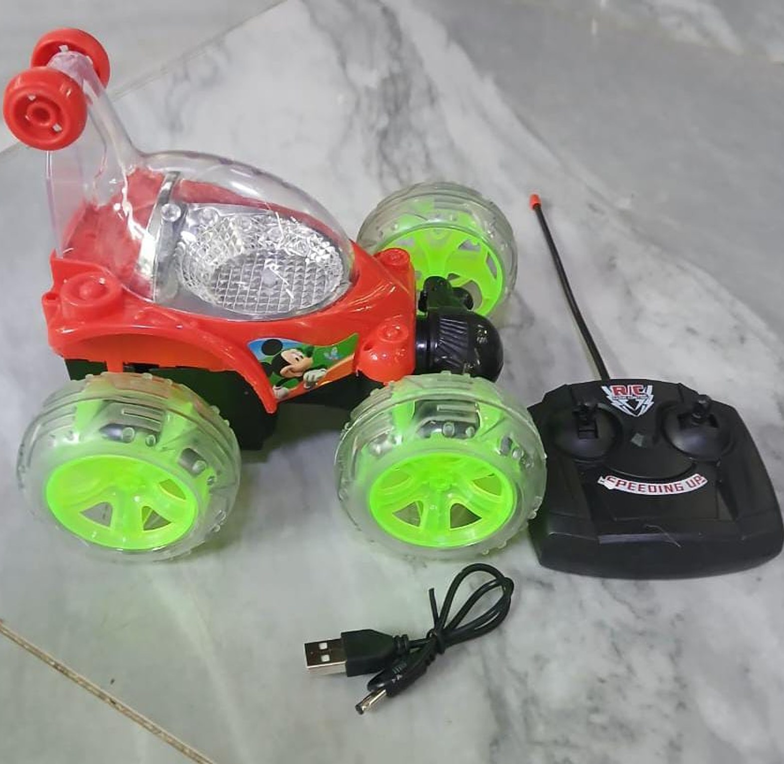 Toy Car Cartoon Theme  Rechargeable Battery Car. PLS WATCH THE VIDEO BELOW image