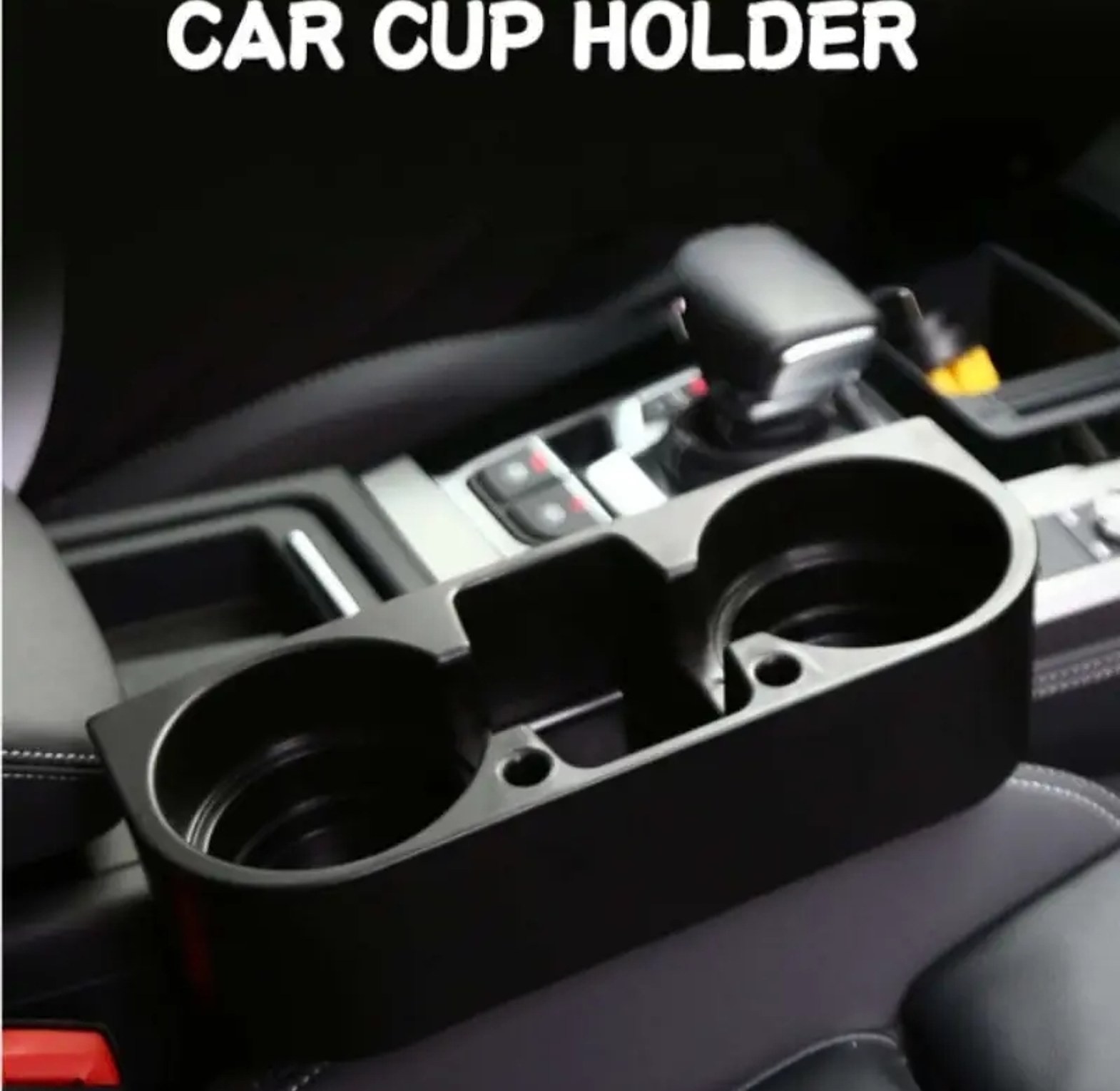Car Seat Gap Organizer Double Cup Holder & Phone Slot – Car Interior Accessory Kenya, Fits Toyota, SUV image