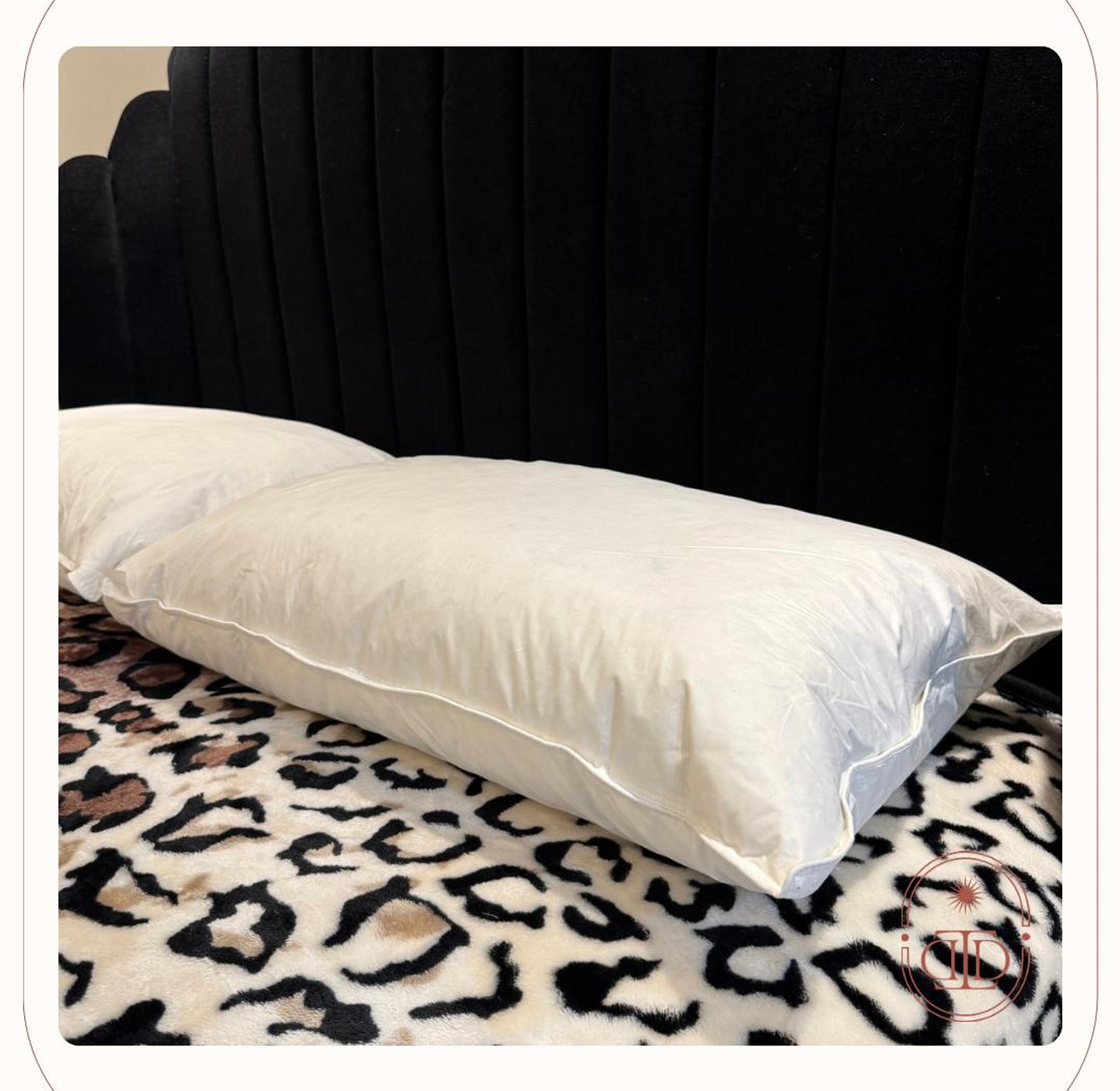 Feather filled bed pillow inserts  (48*74cm) image