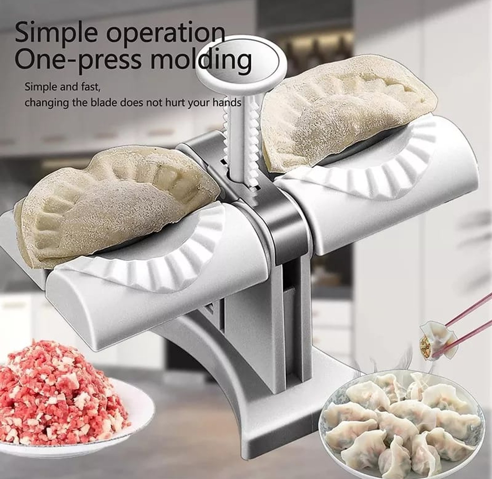 Fully Automatic Double-Head Dumpling Press image