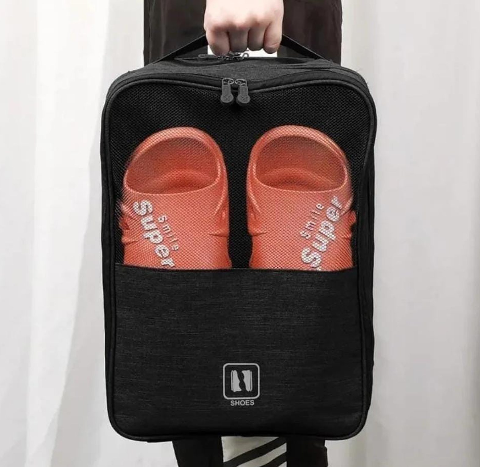 Waterproof travel shoe bag  image