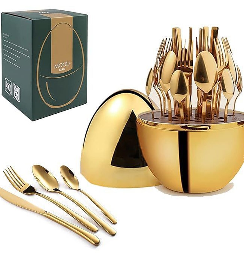 24-Piece Stainless Steel Cutlery Set image