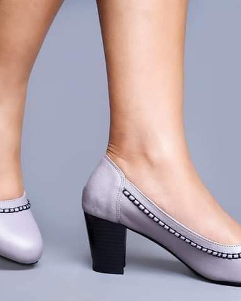 Premium Turkish Pure Leather Classic Grey Shoes image