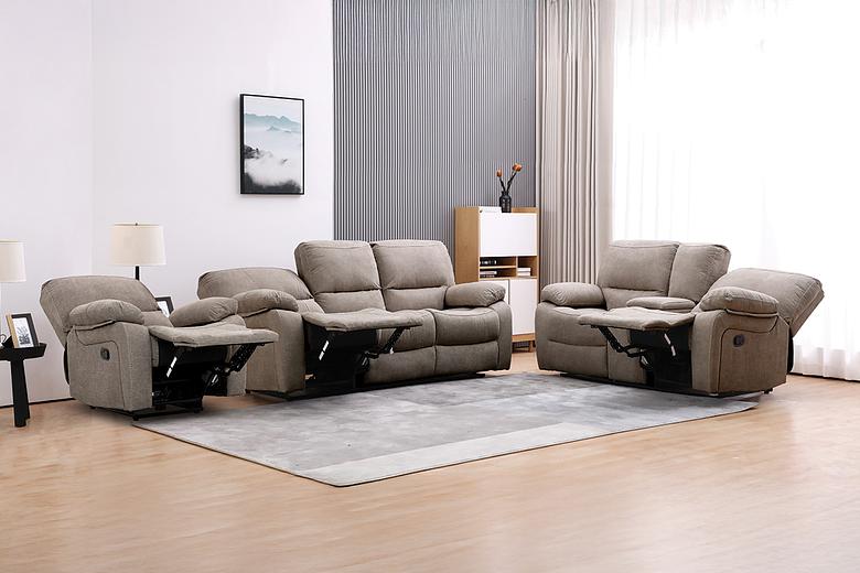 ARCHER 7 Seater Fabric Recliner (3+2+1+1) image