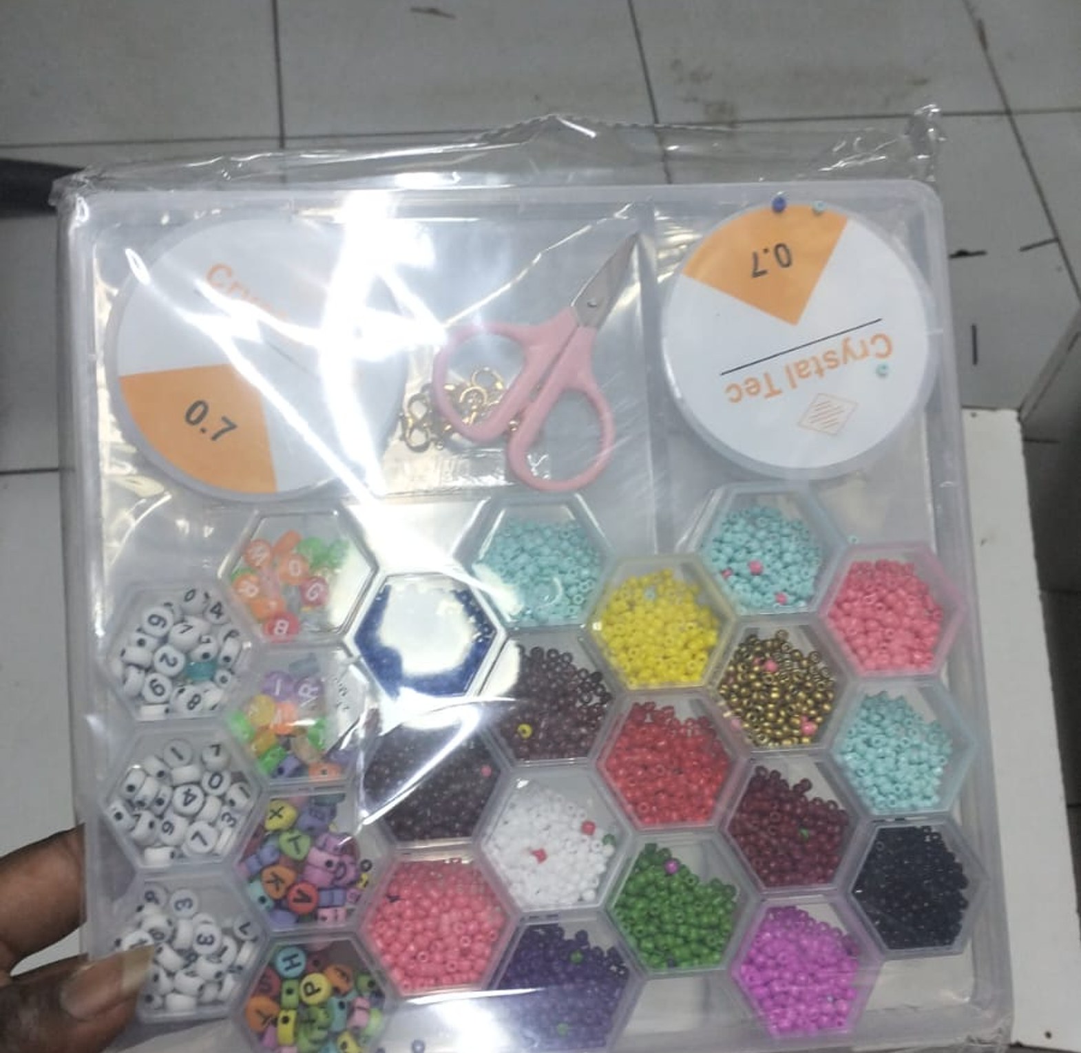 Diy Beads Jewelry Kit For Kids And Adults, Craft Maker Set image