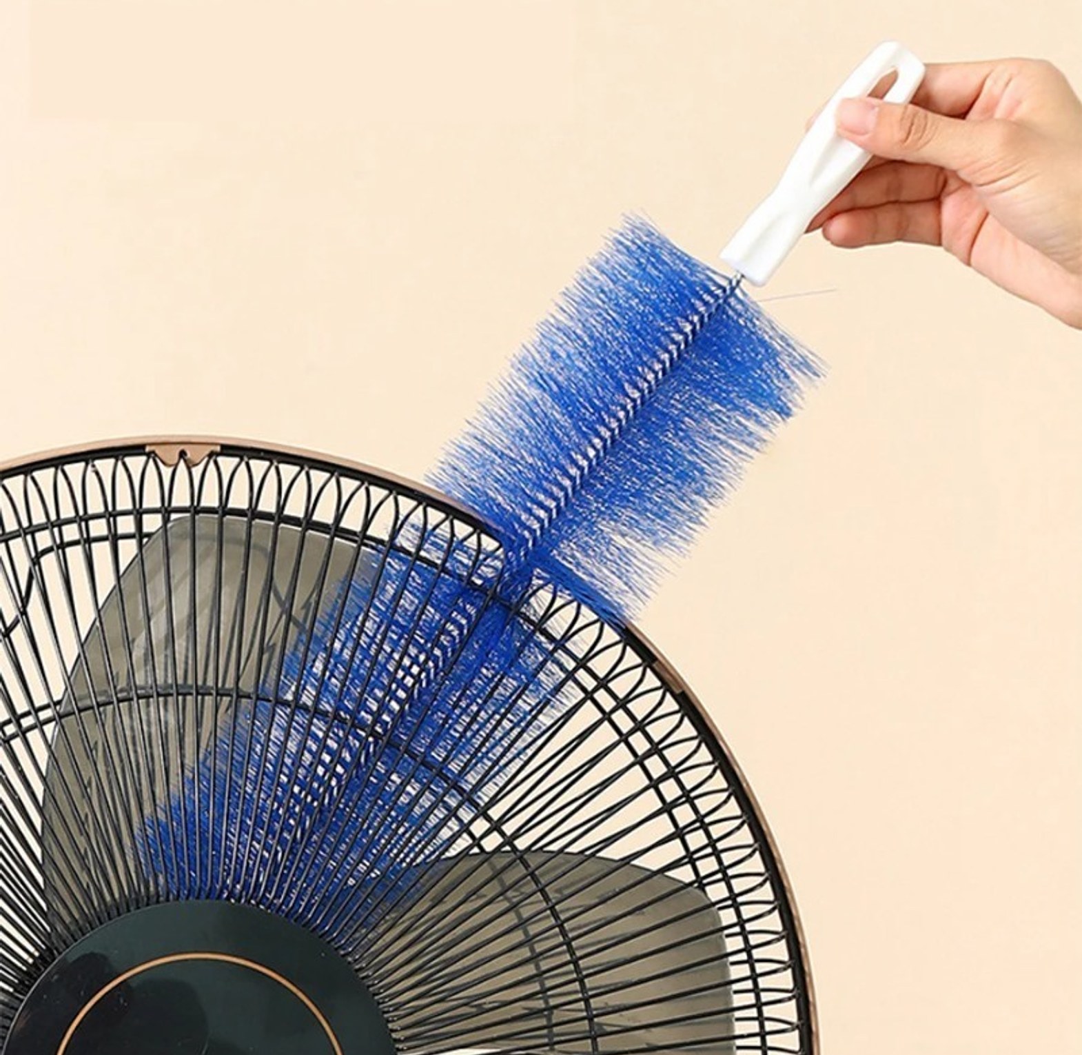 Multifunctional Fan Cleaning Brush and Window Track Dust Duster Tool - Deep Reach AC Cleaner image