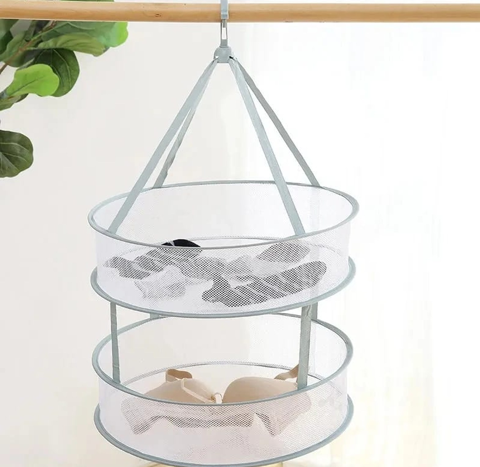 Clothes Drying Basket Hanging Net image