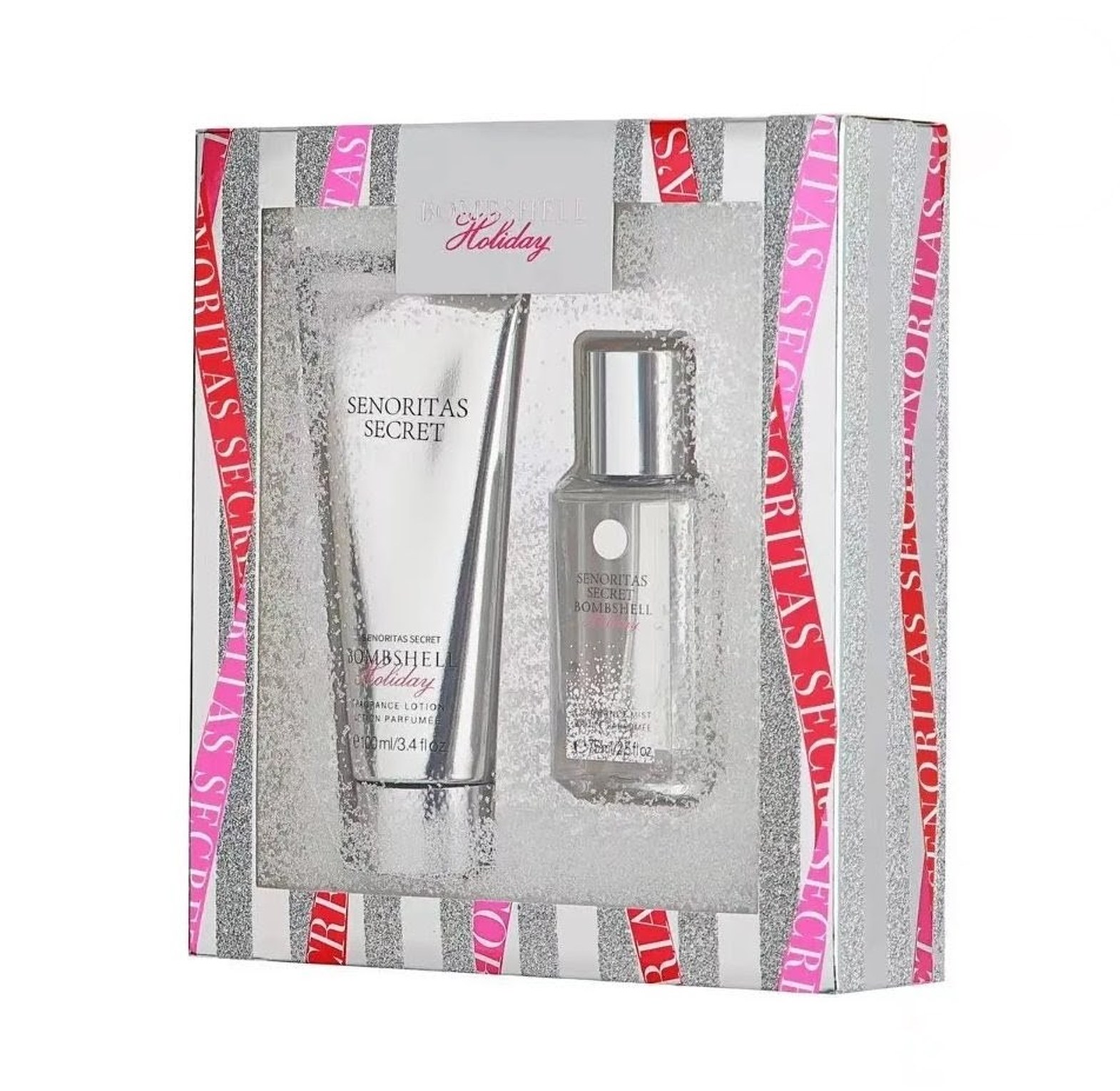 Senoritas Secret Bombshell Holiday Gift Set with 100ml Fragrance Lotion & 75ml Perfume  image