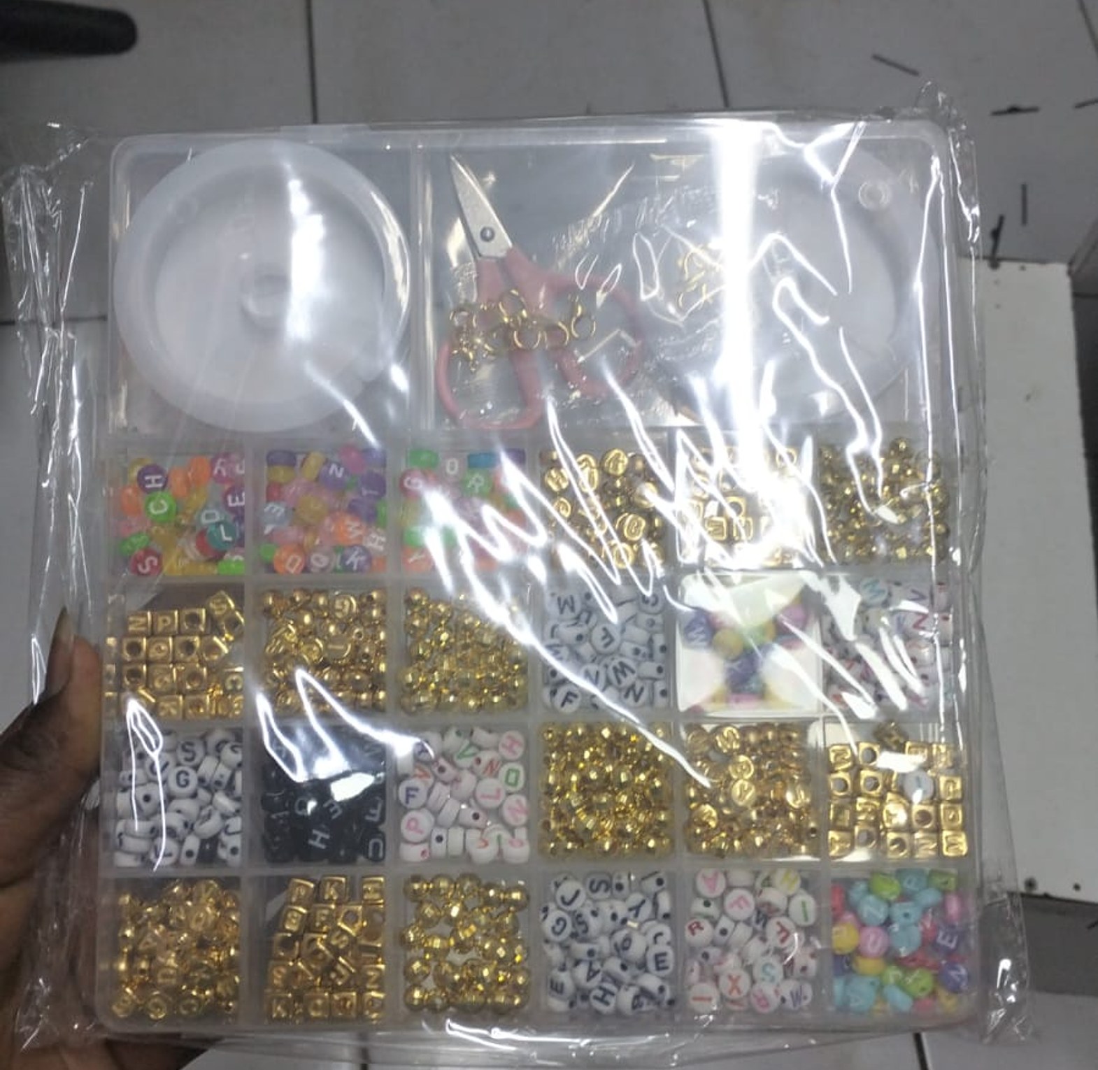 Diy Beads Jewelry Kit For Kids And Adults, Craft Maker Set image