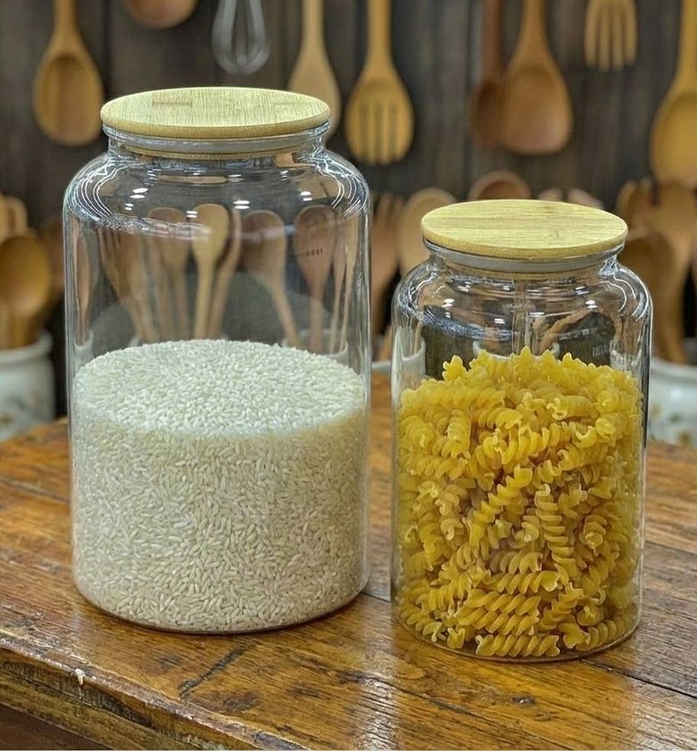 Durable Clear Acrylic Storage Jar Set image