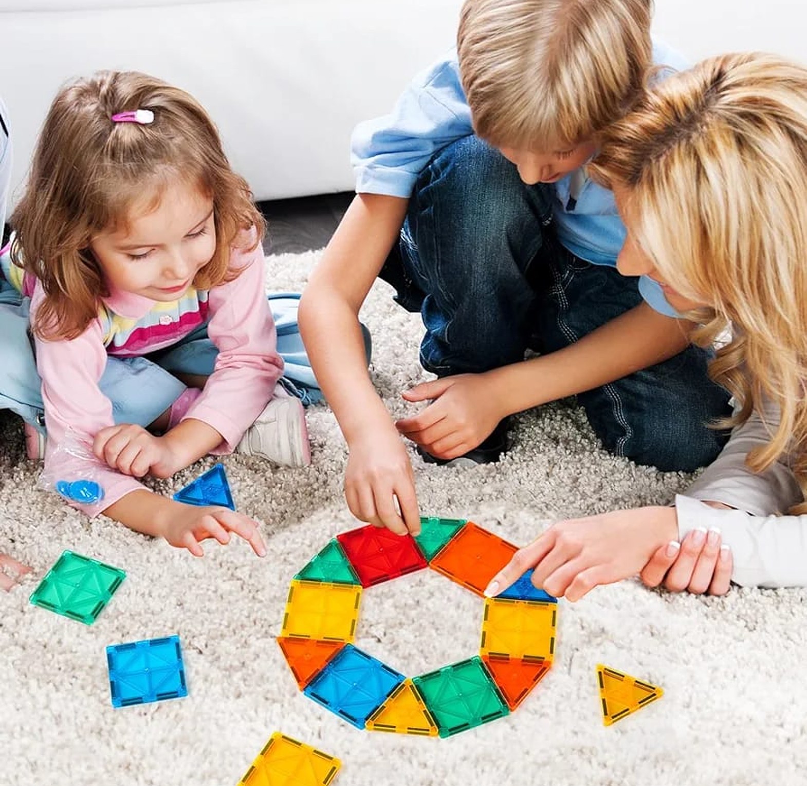 Magnetic Blocks 96 pcs image