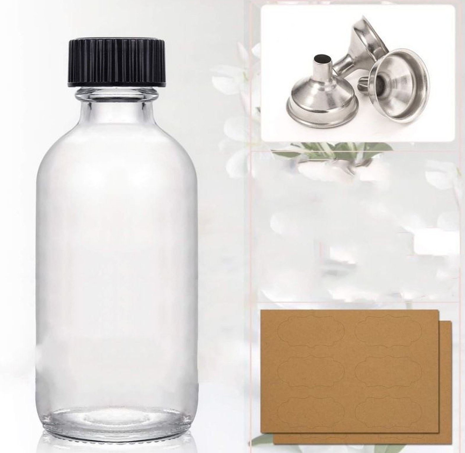 Set of 5 Gingershots Glass Bottles image