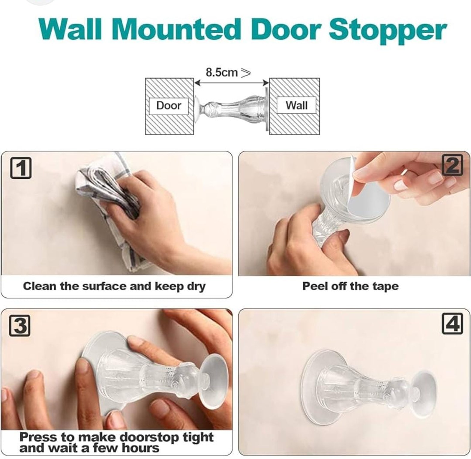 Silicone Anti-Collision Door Stopper image