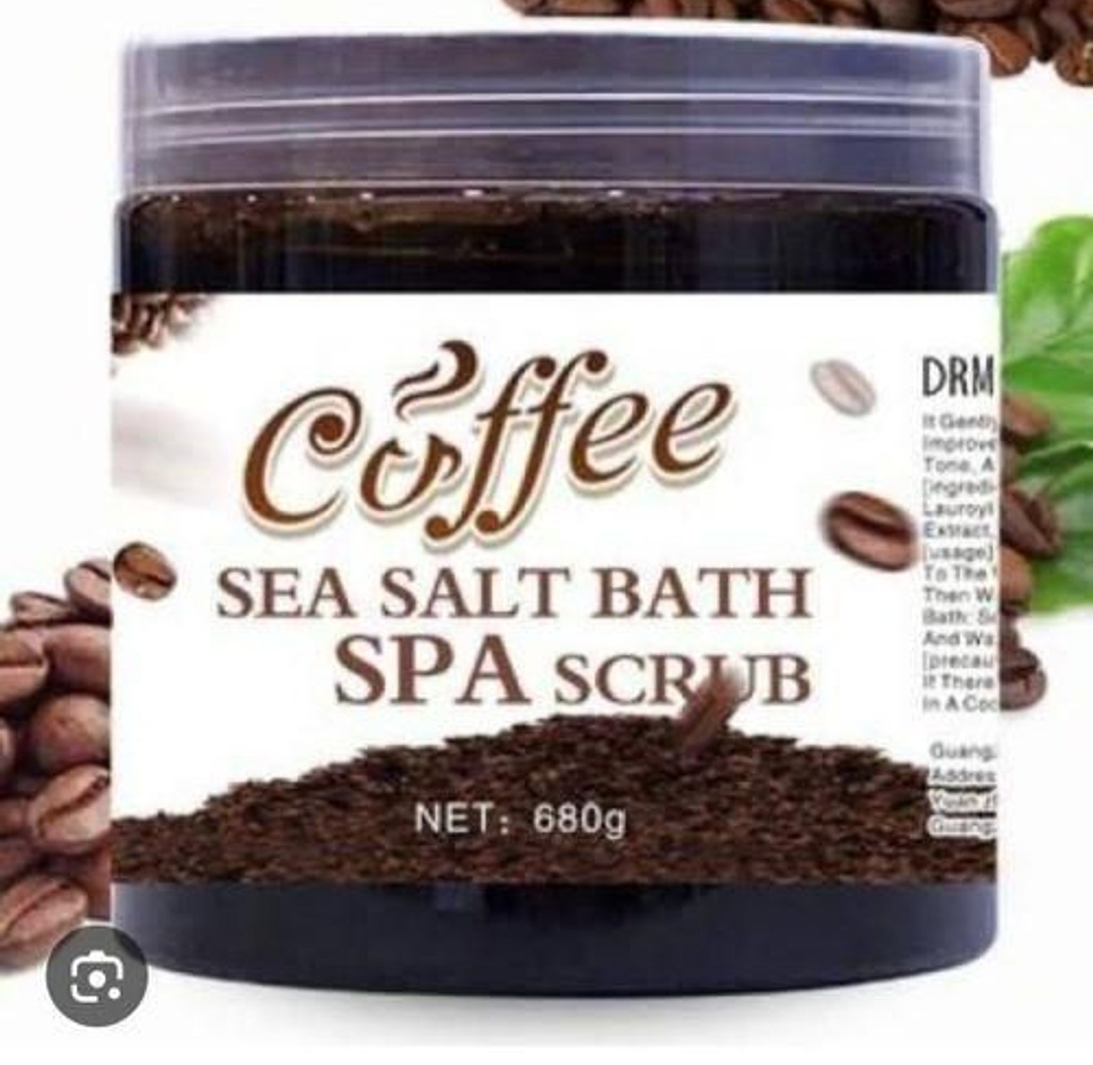 Coffee scrub sea salt   image