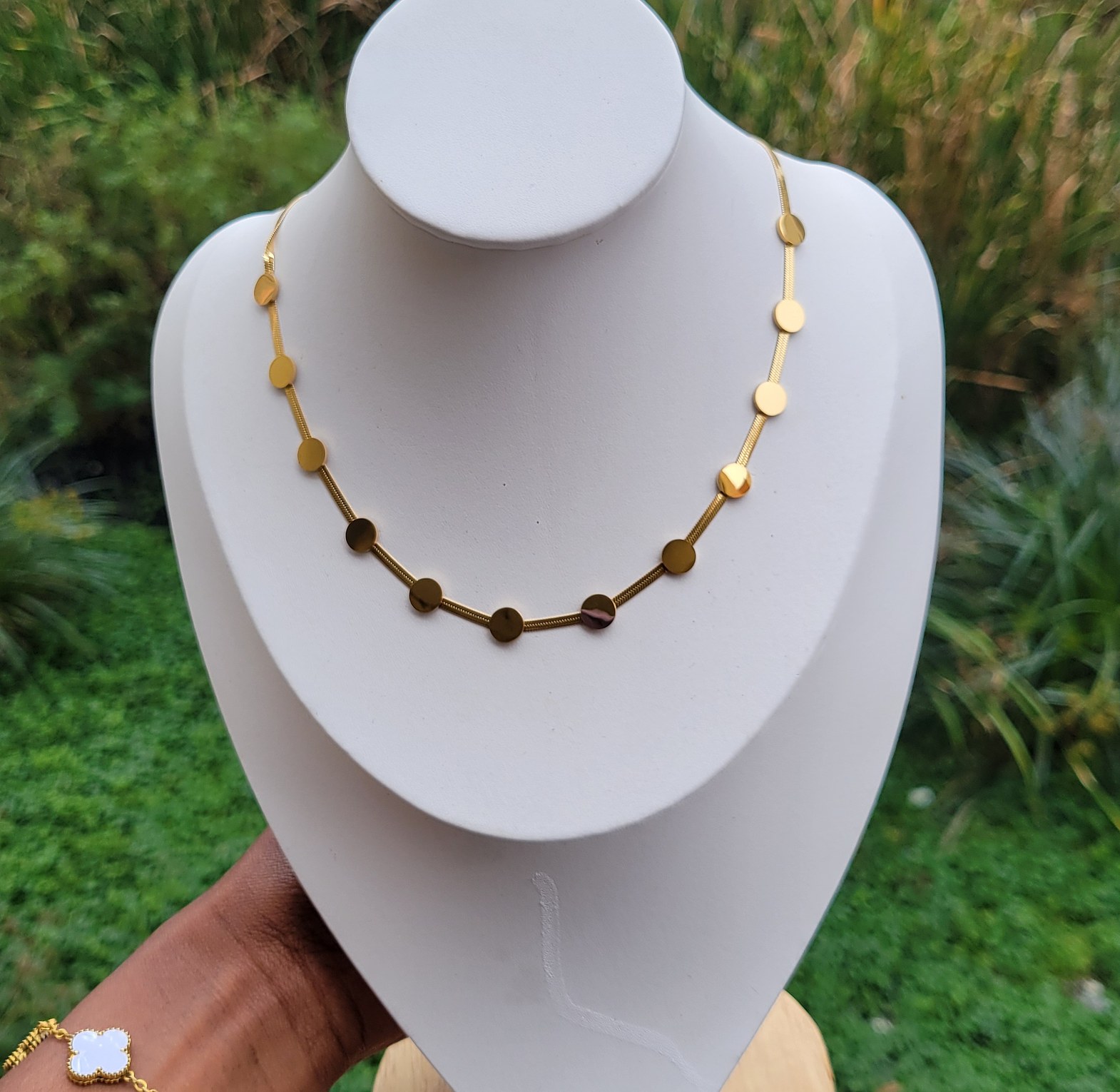 Gold choker  image