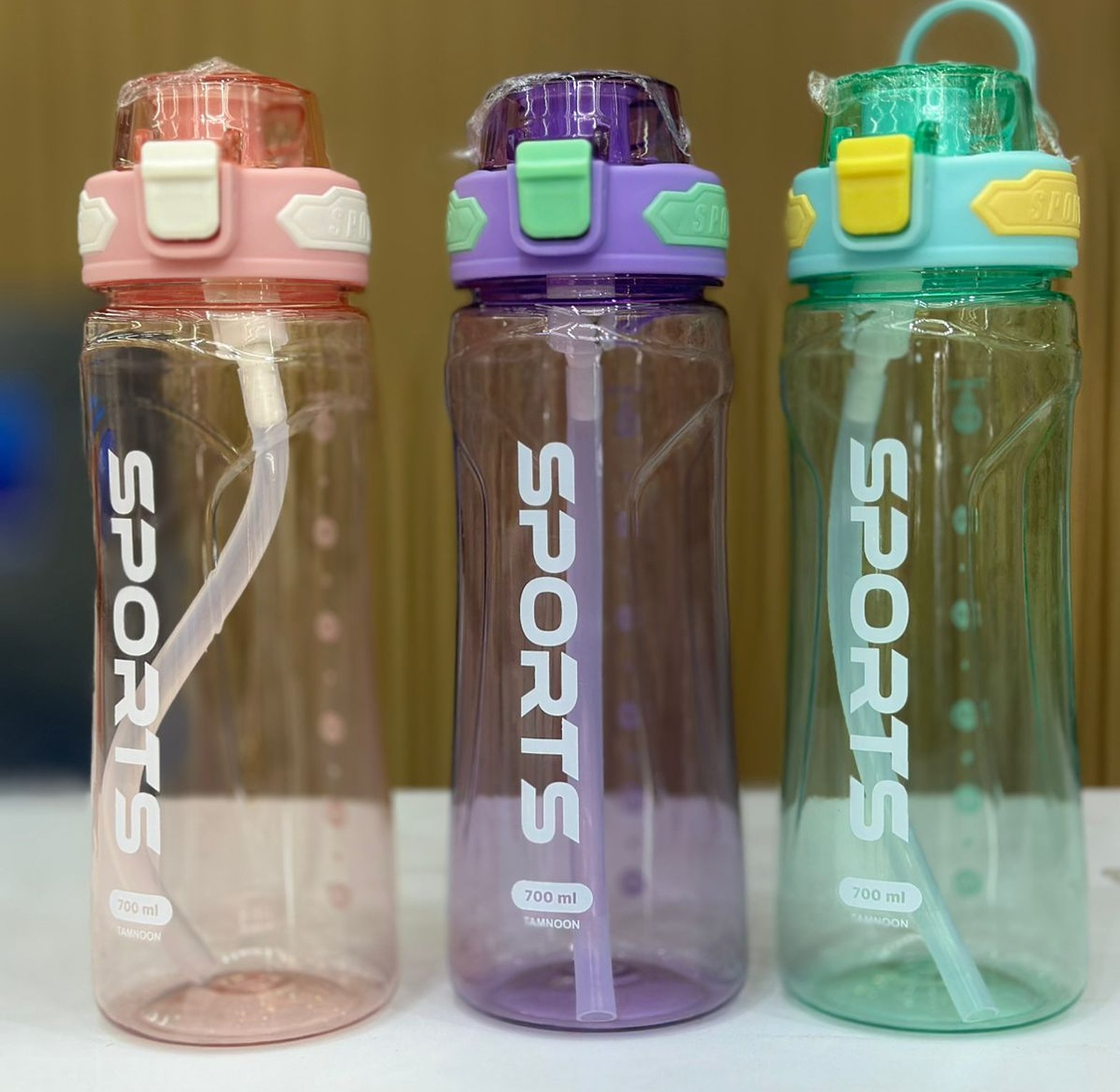 Water bottles image