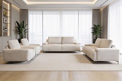 RIVA 7 Seater Fabric Sofa (3+2+1+1) thumbnail 1