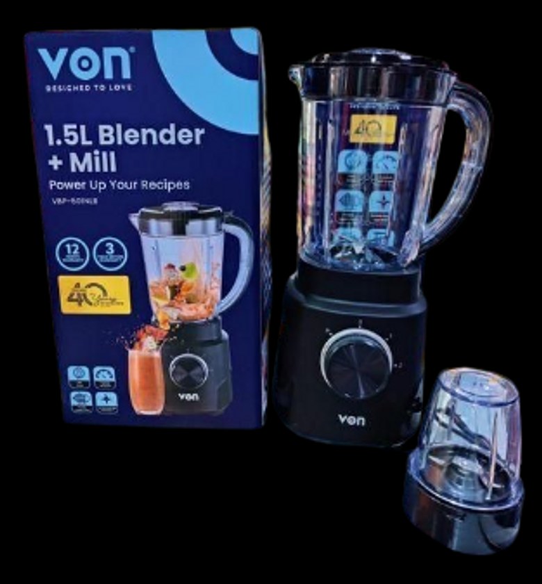 Blender. VON 2in1 VBP501NLB Blender, 500W - image