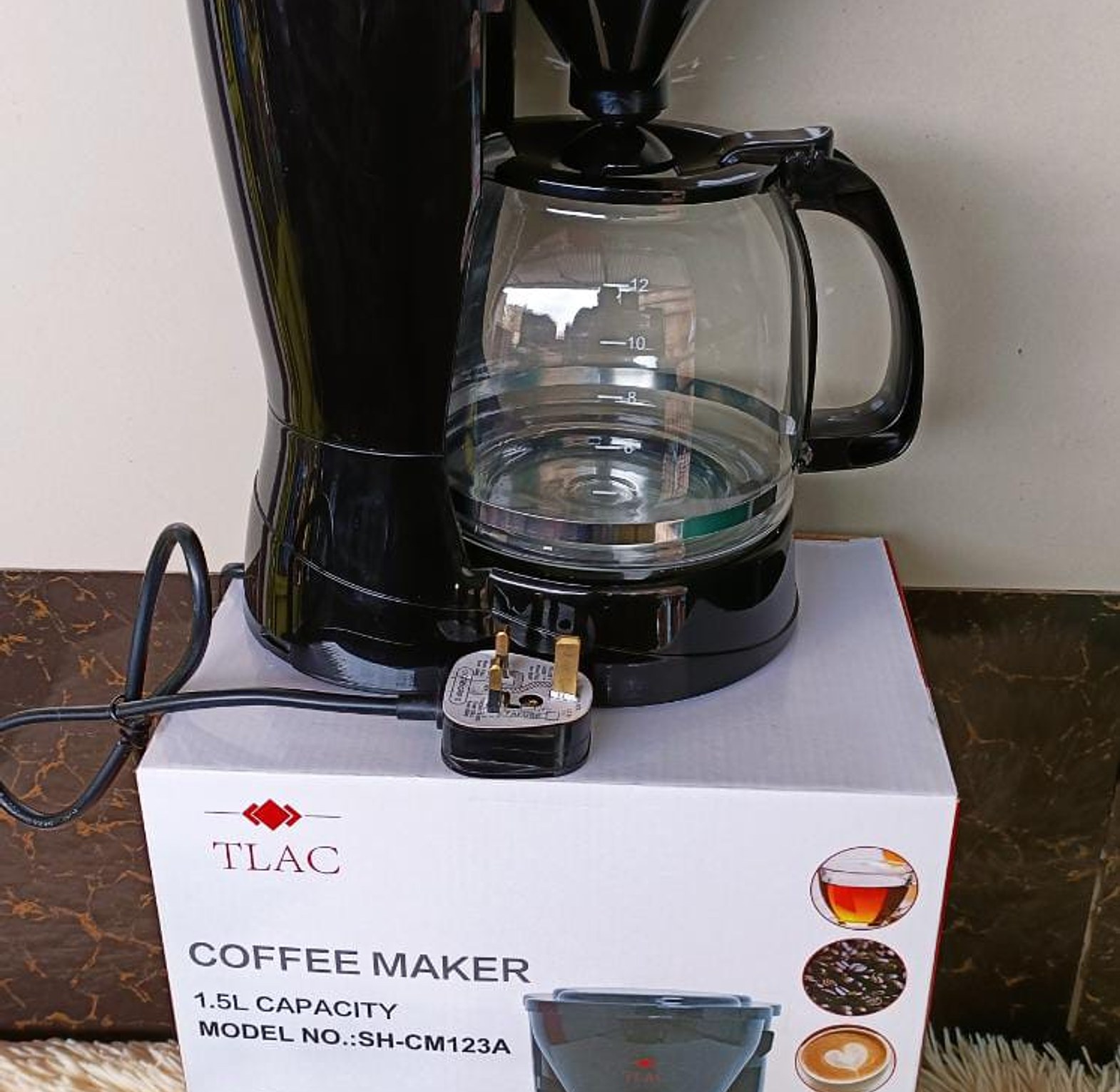 TLAC Electric Coffee Maker Machine(1.5ltrs) image