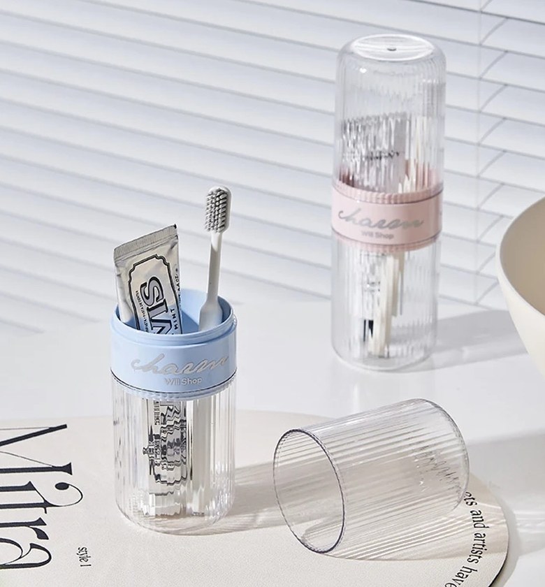 Portable Toothbrush, Toothpaste & Soap Holder Set image