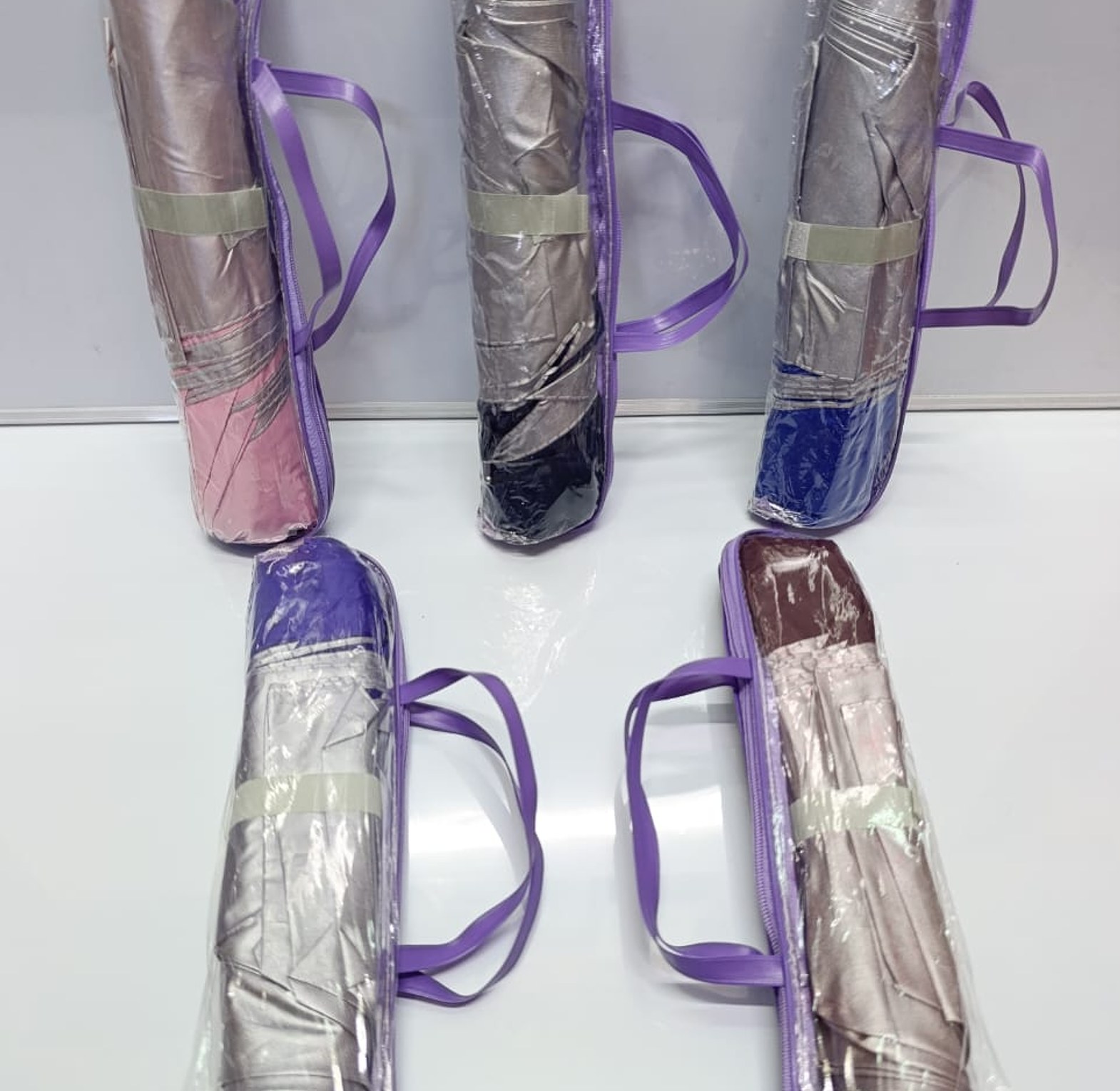 Portable Mini Pocket Umbrella with UV Protection Silver Coating – Compact Foldable Travel Umbrella for Rain & Sun – Nairobi, Kenya image