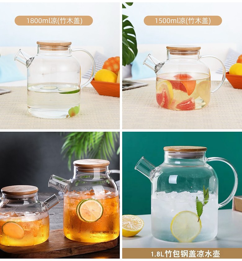  Borosilicate Glass Cold Water Pitcher image