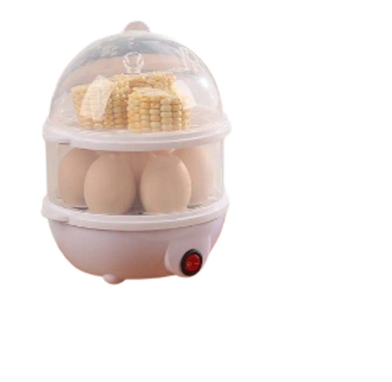 Double Layer Electric Egg Boiler Automatic Off 14 Egg Poacher  image