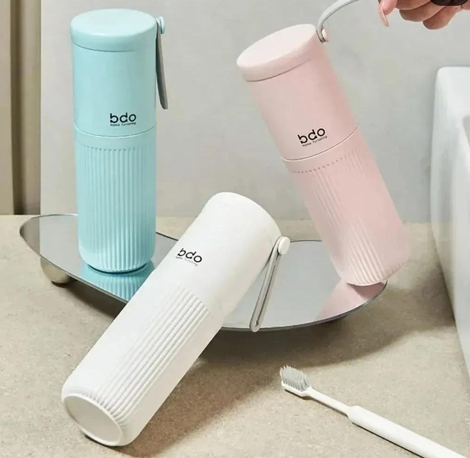 Travel toothbrush holder image
