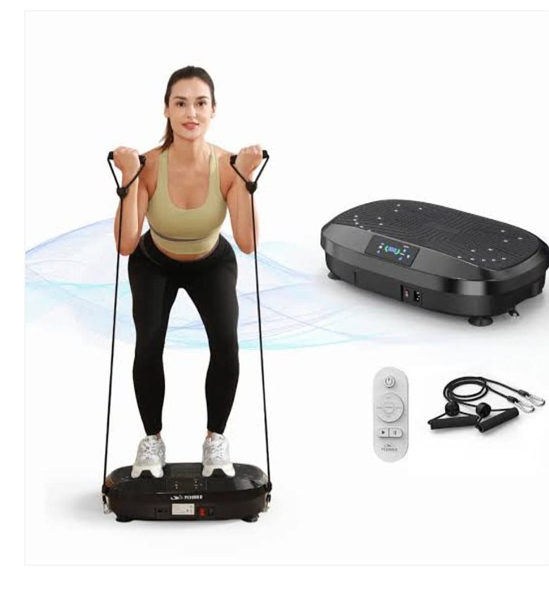 Hot Selling Vibration Plate Exercise Machine With Remote Control, Vibration Platform, Whole Body Workout Machine, Fitness Machine, Foots Massage, Pain Relief, For Weight Loss Shaping Toning Wellness Home Gyms Workout Home Office, image