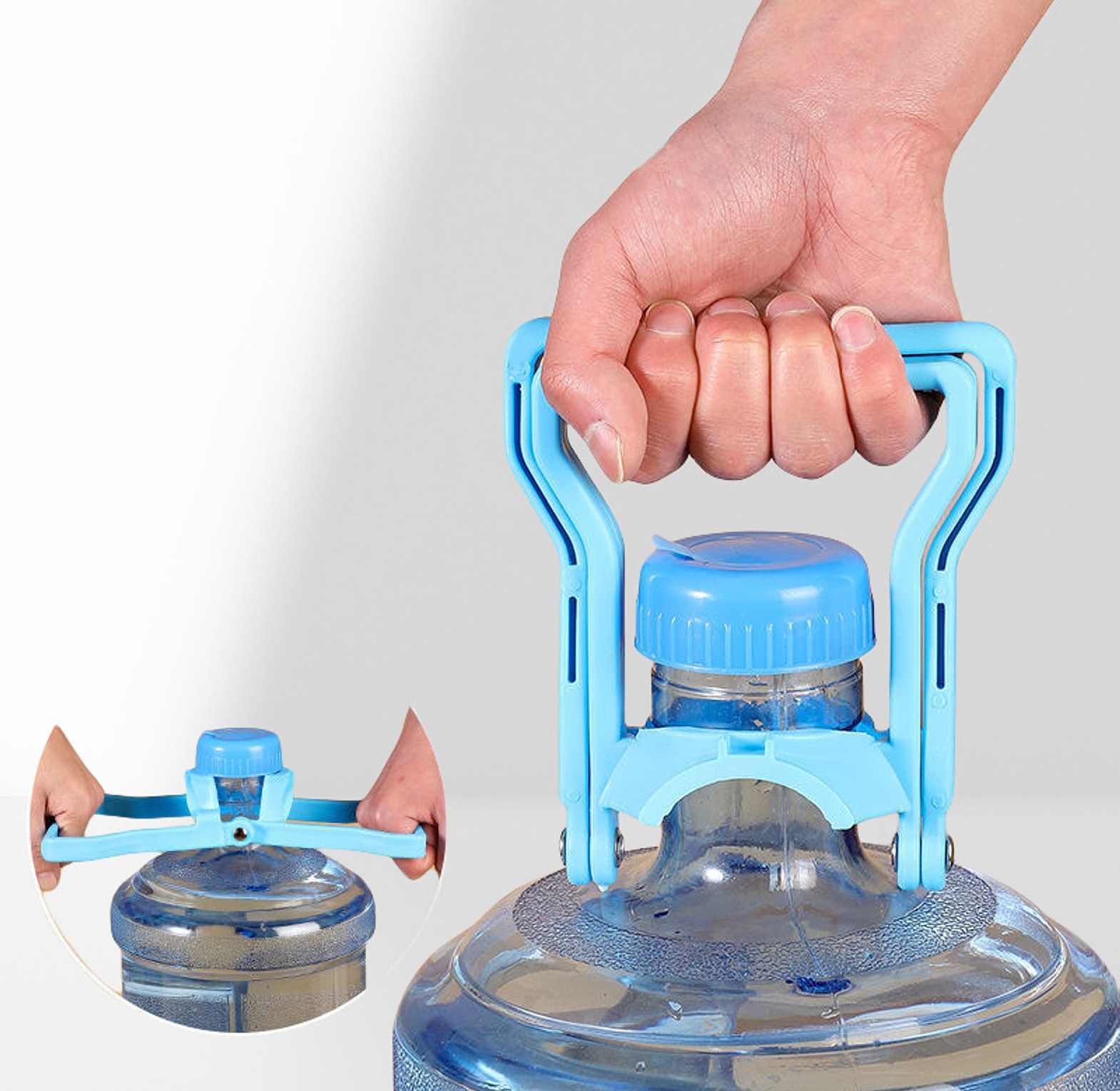 Heavy Duty 20L Water Bottle Handle Lifter for Easy Carrying Dispenser Bottles image
