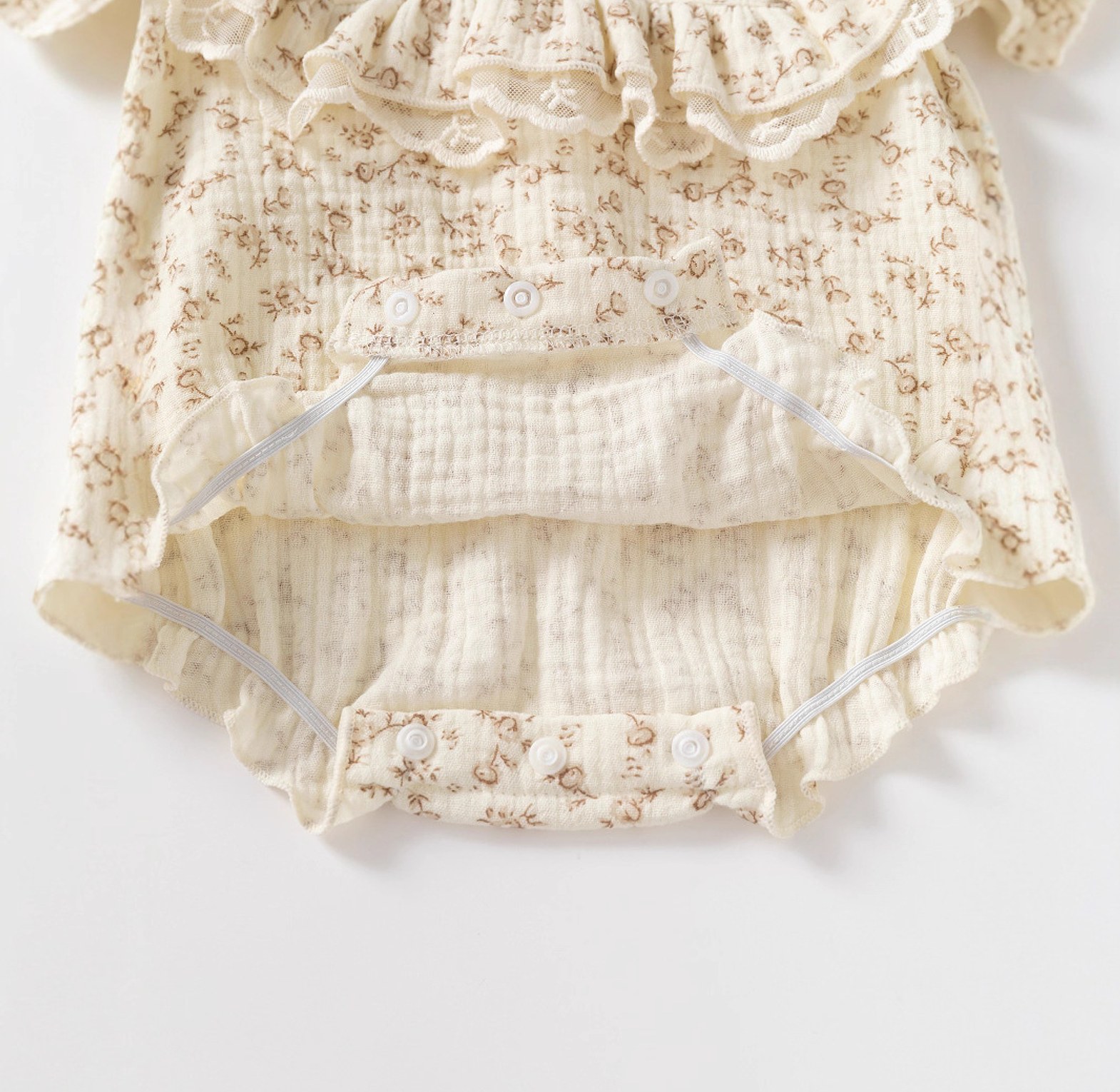 Ivory Garden Muslin Romper image