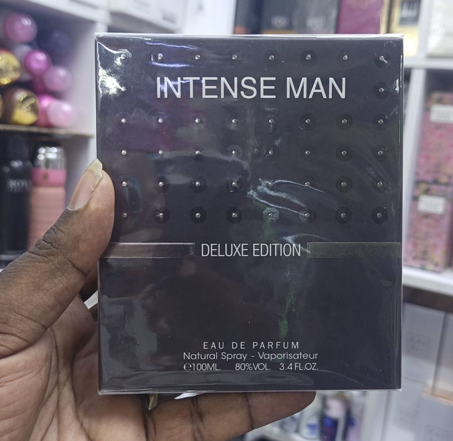  Men Perfume. Fragrance World Intense Man Deluxe Edition Eau de Parfum for Men. image
