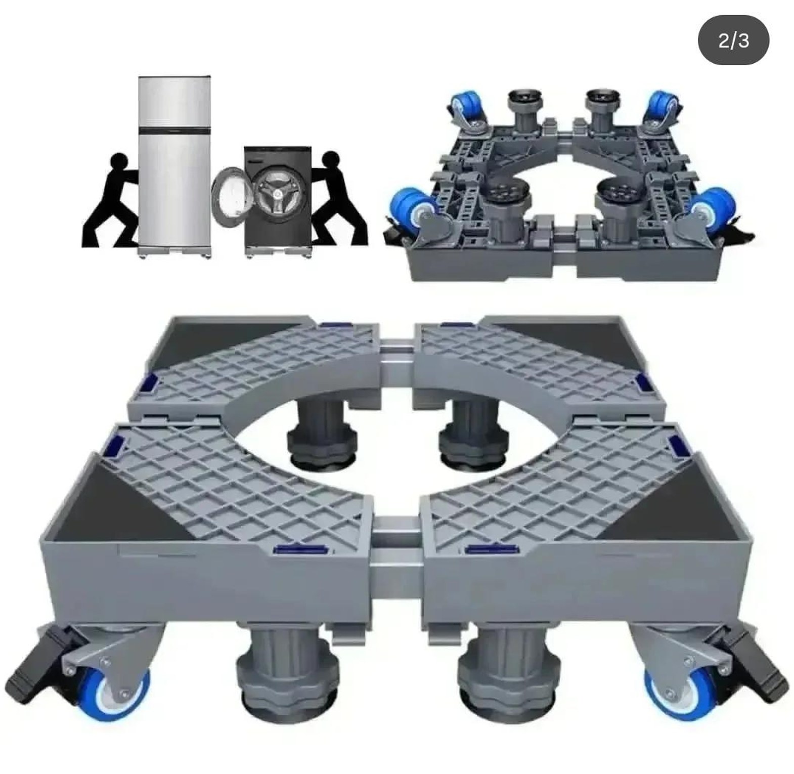 Heavy duty washing machine /fridge/cooker stand image